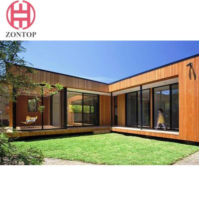 China Zontop china factory price luxury PreFabricated Houses Light Steel Villa  for sale  house prefabricated homes for sale