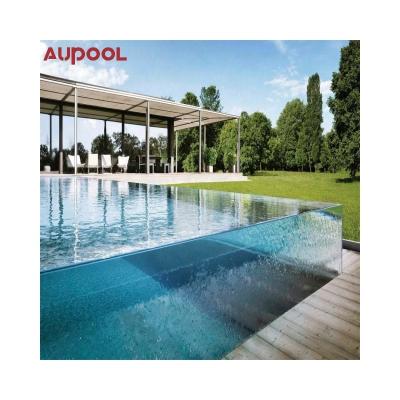 China Various Shapes Fiberglass Above Ground Acrylic Swimming Pool with Moulding Processing for sale