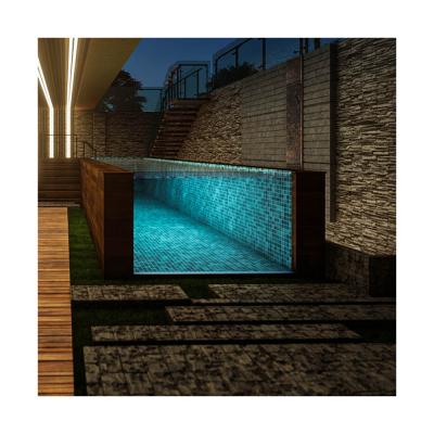 Китай Контейнерный бассейн с окном, душный дом и спа, высокая светопроницаемость 93% продается