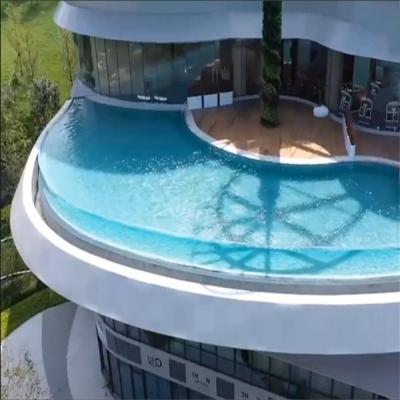 China Affordable Transparent Acrylic Plastic Plate for Family Swimming Pool for sale
