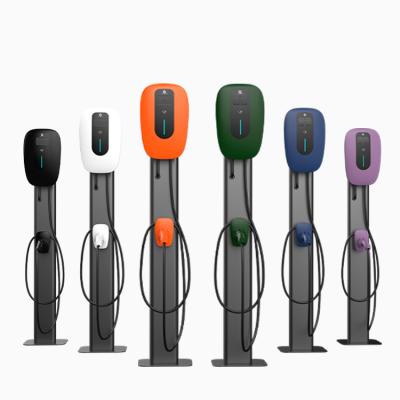 China CE Level 2 Electric Car Charger Wall Mounted Type 2 22kw Waterproof for sale