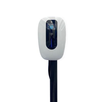 China fast shipping White Commercial Wallbox EV Charger 3 Phase 4G Wifi APP for sale