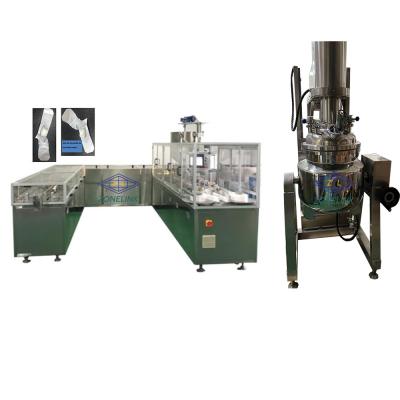 China High Accuracy Suppository Filling And Sealing Machine Automatic Torpedo Type for sale