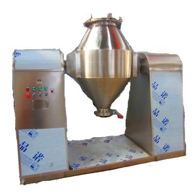 China Tilting Rotary Powder Mixing Machine Double Cone Chemical Waist Drum Mixer for sale