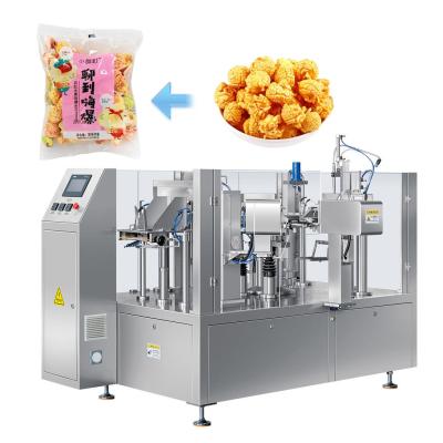 中国 Paper Packaging ZONELINK Automatic Filling and Sealing Machine for Corn Popcorn Snack Food 販売のため