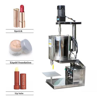 China ZONELINK Pneumatic One Nozzle Vertical Lipstick Filling Machine With Heating Stirring à venda