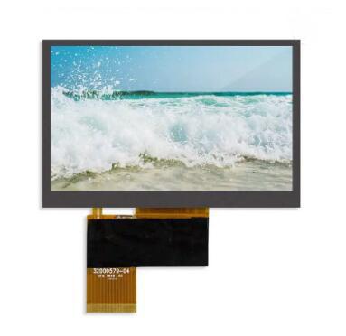 China 4.3 polegadas Tft LCD 480 * 272 At043tn25 V.2 RGB Interface Alta Resolução à venda