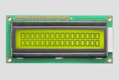 中国 16 * 2文字LCDディスプレイモジュール LCX1602A モノクロムLCDモジュール 5Vの平行ポート 販売のため