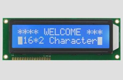 China Display LCD de 2 caracteres LCX1602M Azul / STN / Negativo / Transparência à venda