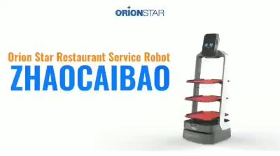China Delivery Robot AI Catering Delivery Food Waiter in Restaurant and Intelligent Autonomous Navigation Service Robot for sale