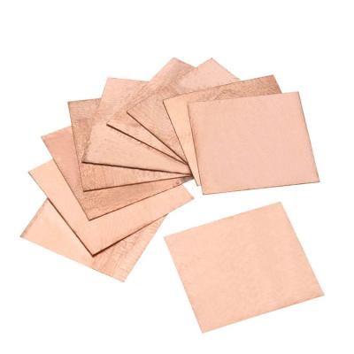 China 99.9% Copper Plate 1mm 3mm 5mm Sheet 1000*2000mm 	Mill Finish for sale