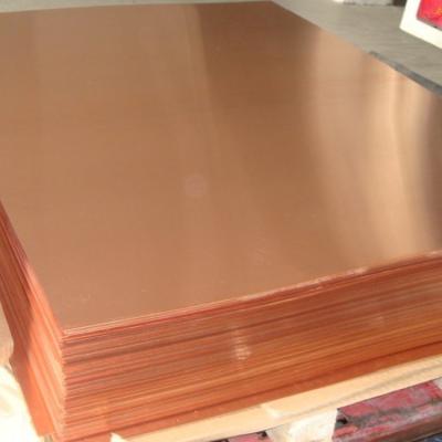 China 4x8 Pure Copper Plates Sheet Coil 0.5mm 1mm Length 1000mm for sale