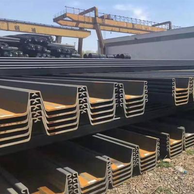 China Z Section Steel Sheet Piling Pile Cold Formed Metal S275 Grade55 à venda
