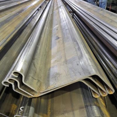 China Cold Formed Steel Sheet Piling Pile U9 - 750 Z Type For Construction Grade50 en venta