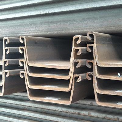 中国 Galvanized U Shaped Steel Sheet Pile S430 Cold Formed EN10248 販売のため