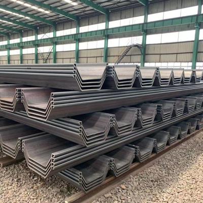 中国 12m Cold Formed Steel Sheet Piling Pile U Shape For Construction 販売のため