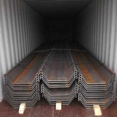 China Galvanized Steel Sheet Piling Thickness Varies For Construction Projects en venta