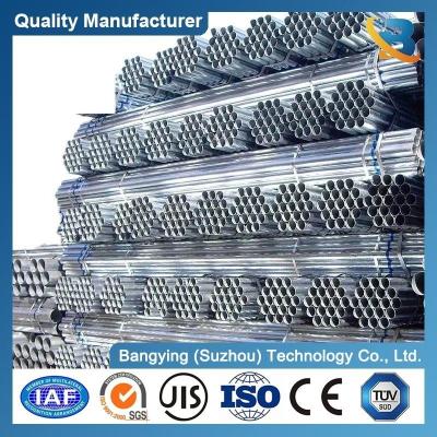 China Q345 Galvanized Steel Tube/Rectangular Hollow Steel Pipe with Round Section Shape for sale