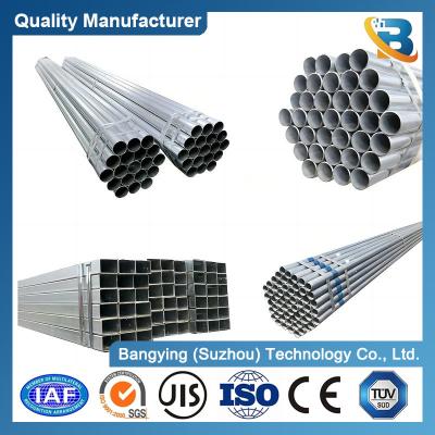 China 20 FT tubo de acero galvanizado 3 pulgadas 4 pulgadas tubo de hierro galvanizado redondo tubería de transporte en venta