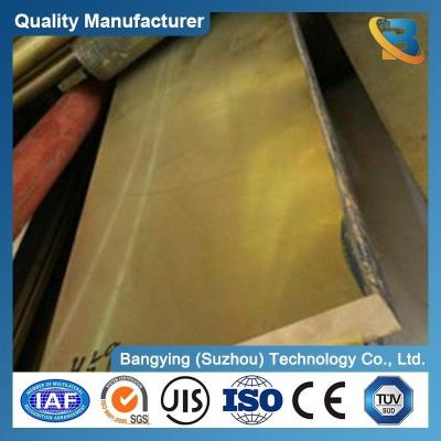 China Customized Request C61300 C61400 C63000 Brass Sheet C65500 C93200 C95400 Brass Plate for sale