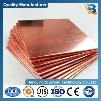 Chine 99.99% Plaque de cuivre rouge 20 mm C12200 T3 C11300 Plaque de cuivre pur pour fournisseurs sur mesure à vendre
