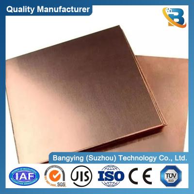 China Chinese Customized 0.2mm 10mm 0.5mm Pure Copper Sheet C11000 C12200 T1 T2 Copper Plate for sale