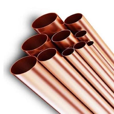 China Round Copper Pipe Type L/M/K 50mm Annealed Straight Astmb88 Seamless Copper Water Tube for sale