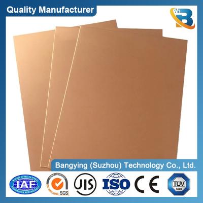 China Samples 99.99% Copper Cathodes Plates 3mm 5mm 20mm Thickness T2 4X8 Copper Plate Sheets for sale