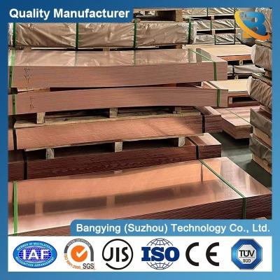 China Copper Plate Sheet Pure 3mm 4mm 5mm 6mm Alloy ASTM T2 H65 H62 Popular Product Red Plate for sale