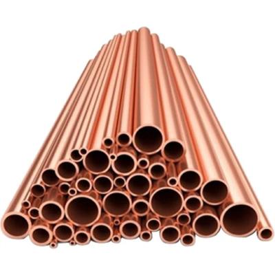China ASTM B88 Standard Pancake Coil Copper Pipe 50mm Annealed Straight Copper Water Tube for sale
