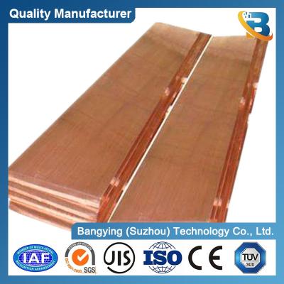 China 0.1mm 0.5mm 1mm Copper Plate Sheet with Customization Option and ASTM Standard for sale