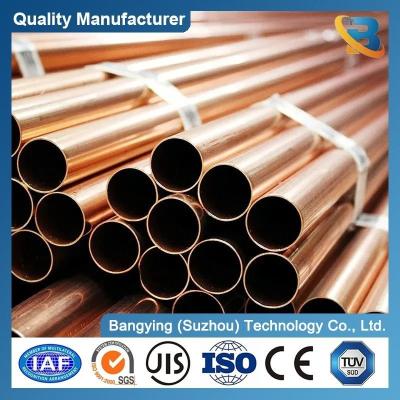 China Alloy Copper Pipe C70600 C71500 C12200 20mm 50mm Seamless Air Conditioner Copper Tube for sale