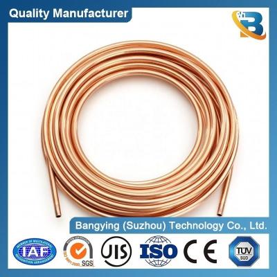 China Customize Refrigeration Copper Tube Coil 3/8 1/4 Air Conditioner Pancake Coil Copper Pipe for sale