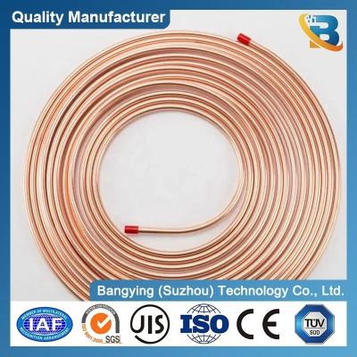 China Welding Copper Pipe C65500 Pancake Coil Straight Capillary Tube 0.3mm-80mm 2mm-610mm for sale