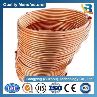 China 15meters/Coil Copper Tube Pancake Coil for Air Conditioner Processing Service Bending for sale
