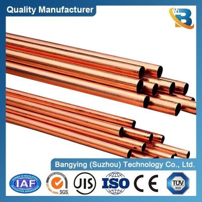China 1/4h 1/2h Hard Soft Copper Pipe C11000 Red Copper Tube for Air Conditioner Tube for sale