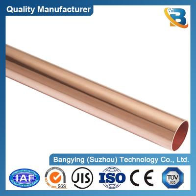China ASTM C11000 Copper Tube Brass Copper Pipe Product Straight with Alloy Alloy Material for sale