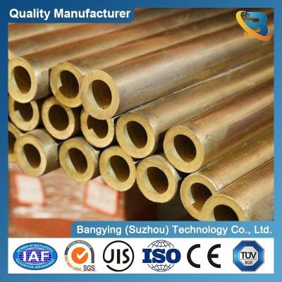China Water Tube Copper Pipe C60600 Cual5 Brass Pipe Size Solid Internal Thread Pipe Welding for sale