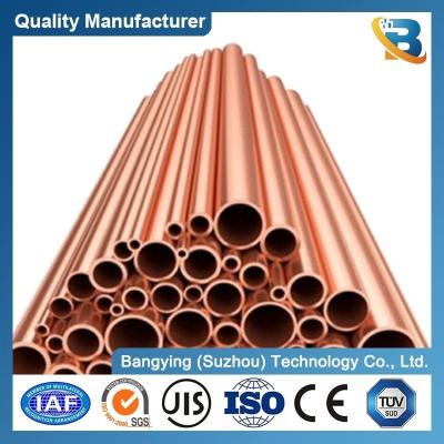 China Stock Oil Cooler Pipe High Precision Red Copper Tube Chrome Copper Tube Copper Tube for sale
