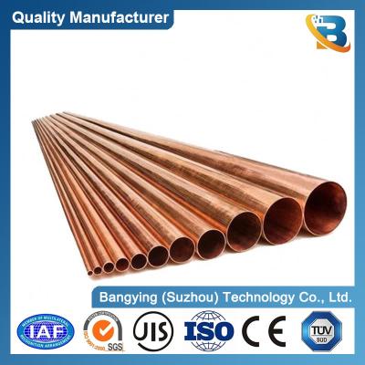 China Tubos redondos de cobre Tubo de cobre sin costura C70600 C71500 C12200 Tubo de cobre de aleación en venta