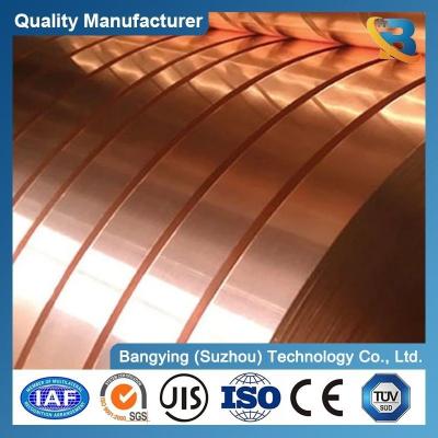 China 0.01-3.0mm Thickness Copper Strips for 99.99 Pure Copper Tape Roll Red Copper Coil for sale