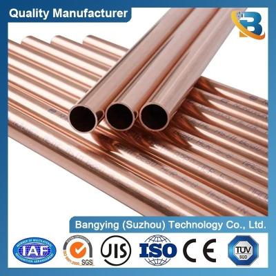 China C10100 C11000 C10200 C12000 15mm 22mm 28mm Red Copper Pipe C1220 C1200 Brass Copper Tube ASTM B883 for sale