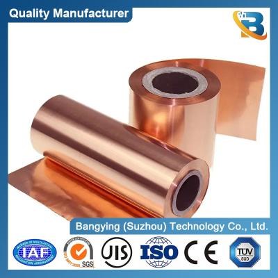 China T/T Plazo de pago bobina de refrigeración de cobre de 0,01 mm para electrónica bobina de chapa de cobre en venta