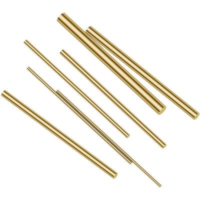 China 35mm Diameter Round Brass Rod C18150 2mm Hardness 35-45 99.9 Pure C11000 Solid Copper Bar for sale