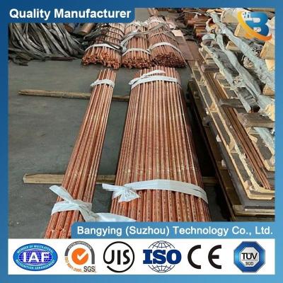 China 35-45 Hardness Red Pure Copper Bar/Copper Flat Bus Bar/Copper Round Rod for Solutions for sale