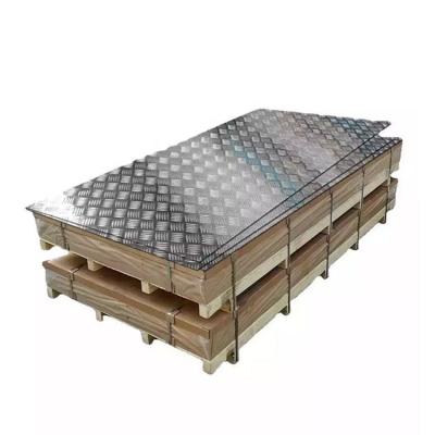 China Temper T3-T8 Diamond Aluminum Plate with Checkered Pattern and Embossed Perforation for sale