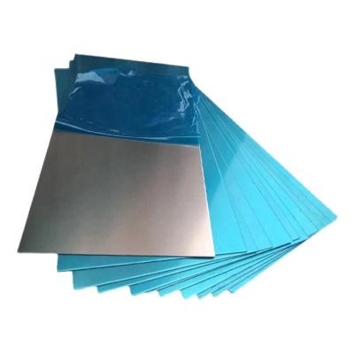 Chine Feuille d'aluminium filmée 6061 5083 3003 6063 Traffic ferroviaire Darwing Brossé métal poli à vendre