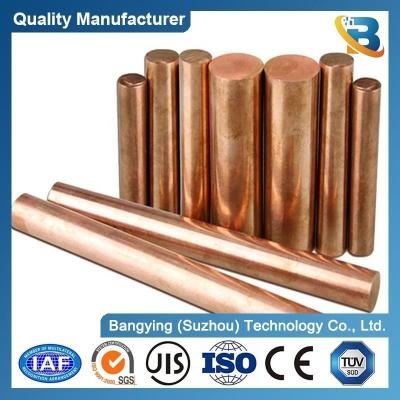 China 8mm 12mm 16mm Diameter Copper Earth Bar C12100 C1100 Pure Copper Bar Copper Ground Rod for sale