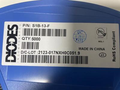 중국 1 킬로볼트 1a 다이오드 전자 구성품 S1mb-13-F  다이오드 일반정보 푸르프 Smb 판매용