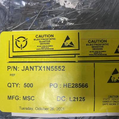 중국 Jantx1n5552 다이오드 일반정보 푸르프 600v 5a 축 통과공 판매용
